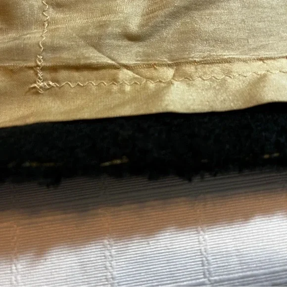 Vintage 1960's Fingerhut Fashion Jackie O Black Coat Black w/ Metal Buttons - Picture 14 of 14